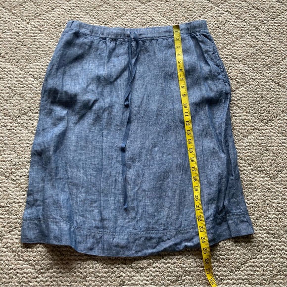 Max Studio Blue Midi Skirt - Picture 6 of 7